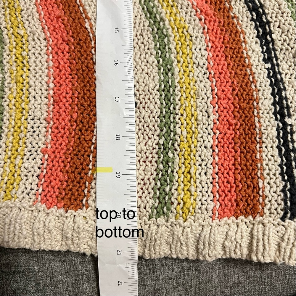 Billabong She’s a Trip Striped Multicolor Sweater M - Picture 7 of 8